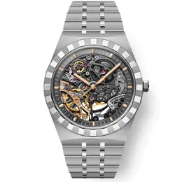 U1 качественные мужские часы, автоматические механические полые часы, классический стиль, 42 мм, полностью из нержавеющей стали, супер светящиеся lmjli
