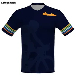 Kurtki wyścigowe Lairsschdan Blue Motocross Jersey zjazd T Shirt Jazda Odzież Szybki Suchy BMX Off Road Man DH Odzież Camiseta Ciclismo