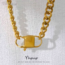 Designer halsband Lyxig smycken 316L Rostfritt stål Hip Hop Heavy Metal Chain Högkvalitativ 18 k Choker Women Party Gift 2021