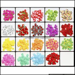 Stickers Nail Art Salon Health Beautystickers & Decals 50Pcs Heart Slices Polymer Clay Perfect For Slime Charms Supplies Fluffy Clear Char