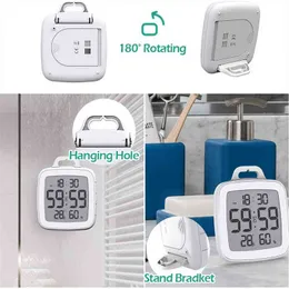 Dusche Uhr Digitale Badezimmer Wanduhr Wand Timer Uhr Wasserdicht Große LCD  Bildschirm Temperatur Luftfeuchtigkeit Dusche Hängen Uhren H1230 Von 13,01  €