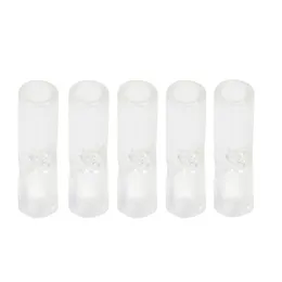 2021 Diameter 8/10/12 MM Smoking Glass Tips Reusable Filter For Tobacco Dry Herb Rolling Paper 35mm Length Cigarette Mouthpiece Round Head