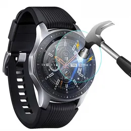 För Samsung Gear S3 S2 Classic Tempered Glass Film 9h 2,5D Premium Skärmskydd till Galaxy Watch 42mm 46mm 41mm 45mm