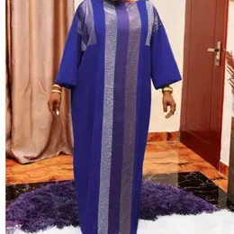 Kadın Maxi Uzun Gevşek Elbise Kadın Afrika Moda Sonbahar Batwing Kollu Vestidos Artı Boyutu Cornes Parti Durum Giyim 210416