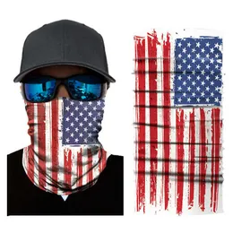 Flaga narodowa Magiczny Szalik Mężczyźni Kobiety 3D Bezszwowe Balaclava Bandana Odkryty Pałąk Neck Gaiter Tura Tube Mascarillas Y1020