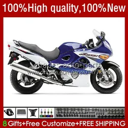 Fairings For SUZUKI KATANA GSXF-600 GSXF 600CC 750 600 CC GSX750F GSXF600 03 04 05 06 07 33No.89 GSXF750 GSX600F White blue GSXF-750 750CC 2003 2004 2005 2006 2007 Body