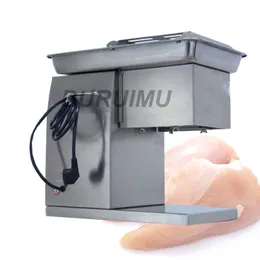 Automatisk Fresh Beef Shredding Machine Pork Meat Motton Skärande Skivmaskin Kyckling Bröstskiva Tillverkare
