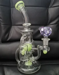 Hot Oil Rigs Dab Rig med propeller perc unika bongs vattenrör väderkvarn perc kvarts banger med omvandlare eller glasskål dhpinghotselling