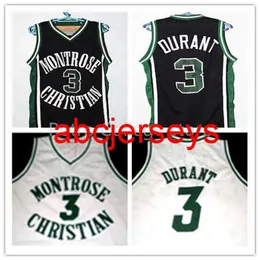 Kevin Durant #3 Montrose Christian High School Jersey Jersey Sitched أي اسم رقم NCAA XS-6XL
