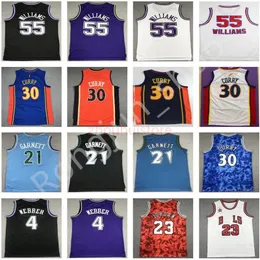 Mitchell Ness sömnad basket Jason Williams 55 Stephen Curry 30 Kevin Garnett 21 Chris Webber 4 Michael 23 NB