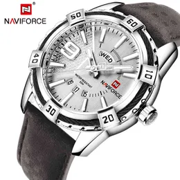 Naviforce男性腕時計ファッションクォーツ腕時計メンズミリタル防水スポーツウォッチ男性日時Relogio Masculino 210517