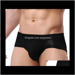 パンツメンズアパレルドロップデリバリー2021セクシーな通気性の下着メンズCuecas Ropa Hombre Cueca Boxer Jockstrap Roupa室内スリップソリッドC