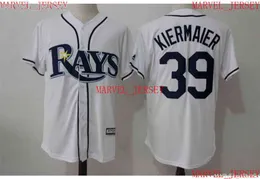 Mężczyźni Młodzież Młodzież Evin Kiermaier Baseball Jerseys Sichled Dostosowanie dowolnego numeru nazwiska Jersey XS-5xl