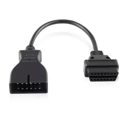 2021 Najnowsze złącze OBD 2 OBD2 do GM 12 PIN Adapter do 16PIN Diagnostic Cable Cable GM 12PIN dla pojazdów GM Nowość