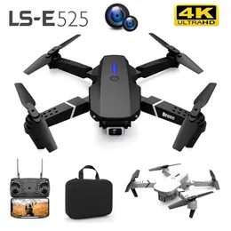 LS E525 E88 Pro Drone 4K HD Dual Lins Mini Drones Wi-Fi 1080p в реальном времени трансмиссии FPV Airecraft Cameras Складные RC Quadcopter GI 8486
