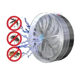 Dissipatore di zanzare da giardino ad energia solare, mosche, insetti, ronzii, zapper per esterni, luce UV