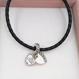 925 Creazione di gioielli in argento BRIGHT SEEDS cuore d'amore fascino fai da te bracciale pandora regali di anniversario per la festa della mamma collana di perline catena testa fidanzata 797581CZ