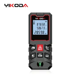Yikodaレーザーの距離の距離計40m 60m 80m 100mのテープ範囲のファインダー測定ツールビルド測定装置210728