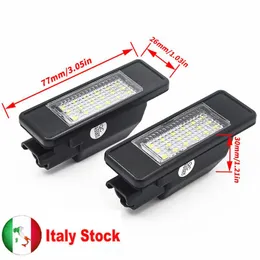 Câmeras de câmeras traseiras do carro Sensores de estacionamento 2 PCs 18 LED PLACA LIGHT LUBLEM PARA 207 307 308 BERLINGO 2004-2009 C3 C4 C5 C6