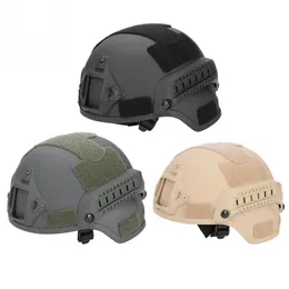 サイクリングヘルメット品質軽量戦術ヘルメットABS調節可能な吊りタクティクスゲーム屋外の戦術CS保護装置