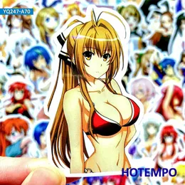 Nowy 70 sztuk Anime Sexy Belleza Conejo Nias Telfono Pegatinas Para Coche Ordenador Porttil Paquete Para Otaku Kawaii Kikuchi Monopatn DIY Car