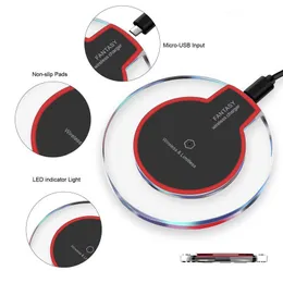 K9 Qi Wireless Charger For Iphone X 8Plus Pad Mini Ultra-Slim for huawei xiaomi iphone Samsung S8 S9 Plus With Retail Package