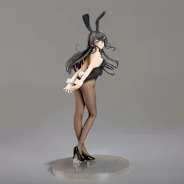 アニメのセクシーな女の子のフィギュア桜島mai bunny ver。 1/7スケール塗装PVCアクションフィギュア収集可能なモデル玩具人形ギフト27cm