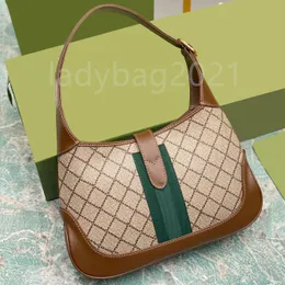 2021 Luxury Designers Fashion Armpit Bag Handbags Lady Letter Plain Diamond Lattice Canvas Lock Open Interior Zipper Pocket Clutch Bags Genuine Leather Tote Wallet