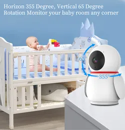 Baby Monitors Wireless 2.4ghz Music baba eletronica Video Surveillance Nanny Temperature cry alarm babyphone camera