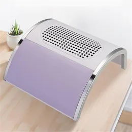 Nail Dust Collector Vacuum Cleaner 2 Fans Strong Suction Manicure Pedicure For Nails Art Equipment Dryers