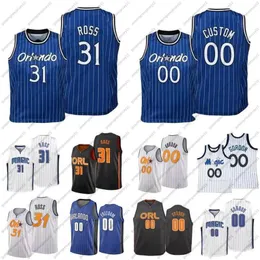 Erkekler Magics Basketbol Formaları Franz Wagner Terrence Ross Cole Anthony Jonathan Isaac Retro Markelle Özel baskı Jersey