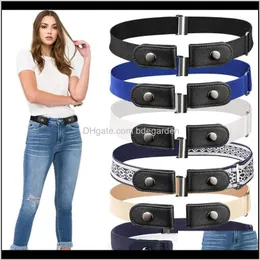 Belts & Fashion Aessories Fasion Buckle- Designer Waist Belt For Jeans Pants 20 Styles Women/Men No Buckle Stretch Elastic