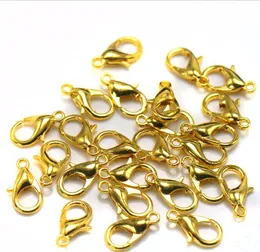 2021 new 10mm 12mm 14mm 16mm 18mm Plated Gold Alloy Lobster Clasps (za72)