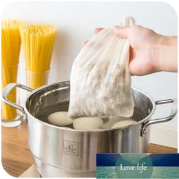 Cotton Cloth Bag Locking Spice Strainer Mesh Filter Chinese Medicine Herbal Ball Kitchen Cooking Tools Colander Soup Tea Bag 1Pc