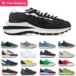 Jogging Waffle Daybreak LDV Waffle Outdoor Chaussures M￤n Kvinnor Running Shoes White Nylon Mens Trainers Sport Sneakers