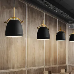 American Retro Cafe Dining Room Luzes pendentes Nordic Creative Hanglamp Luster Restaurante Pote pendurado Lâmpadas Lâmpadas de iluminação