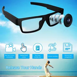 새로운 Unisex 스마트 안경 espia camara gafas 1080P spion 카메라 터치 컨트롤 야외 DVR 자동차 운전을위한 비디오 레코더 촬영