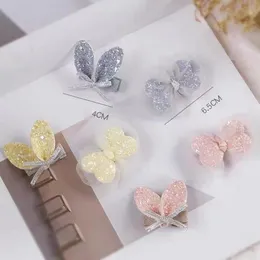 Fermagli per capelli Barrettes COSYOO 2PCS Perni per morsetto per ragazze Coccodrillo Glitter Carino Becco d'anatra per Accessori per forcine