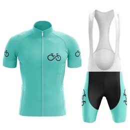 Triathlon Team Summer Spain Men's Cycling Clothing MTB Cycling Bib Shorts Bike Jersey Set Ropa Ciclismo