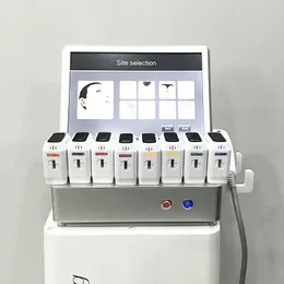 4D 3D HIFU Face Lift Body Contouring Ultrasonic Skin Care Device Anti Aging Equipment Machine 8 Cartridges 20000 Shots 12 Lines