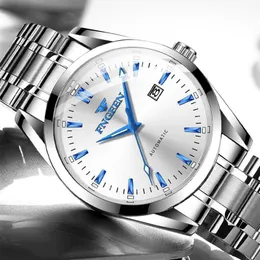 Biznesowe luksusowe automatyczne mechaniczne zegarki na rękę dla mężczyzn Zegar Wodoodporny zegarek z kalendarzem Top Marka Relogio Masculino