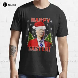 Koszulka damska Funny Joe Biden mylić Happy Easter Anime Shirts Custom Aldult Teen Unisex Druk Druk Druk Koszula XS-5XL