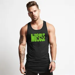 Muscleguys Abbigliamento Uomo Marca Palestre Camicia senza maniche bodybuilding Canotte Uomo Estate Fitness Casual O-Collo Uomo Canotte 210421