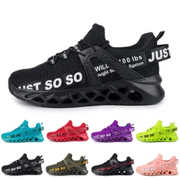 Mens Womens Hotsale Shoes Running Treinadores Triplos Brancos Brusos Vermelhos Red Yellows Green Verde Azul Laranja Luz Luz de Esportes ao ar livre respirável S 52