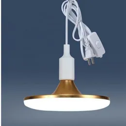 Plug-in-LED-Glühbirne, Pendelleuchte, energiesparende Nachtbeleuchtung, 30 W, 40 W, 50 W, 60 W, flache Glühbirne, E27, UFO-LED-Lampe für die Heimbeleuchtung