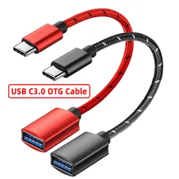 유형 C 케이블 15cm USB3.1 가제트 OTG 어댑터 USB Xiaomi Samsung 휴대 전화 USBC 액세서리 용 USB3.0 커넥터
