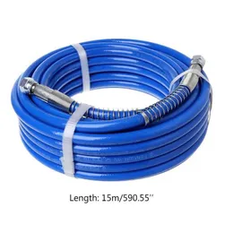 15 M / 10m / 7.5m Airless Paint Hose Wąż rurowy Tube 5000psi Fiber do opryskiwacza Pistolet S05 19 Dropship 210719