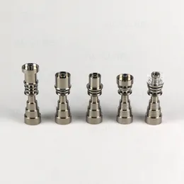 2021 10mm 14mm 19mm tobak elektrisk titan naglar manlig kvinnlig rökning nagel ti med carb lock för glas bong