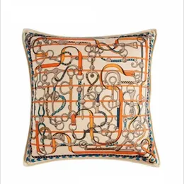 Fashion Pillow Back Kudde Soffa Vardagsrum Villa Lätt Lyx Yang Velvet Orange PillowCase 211207