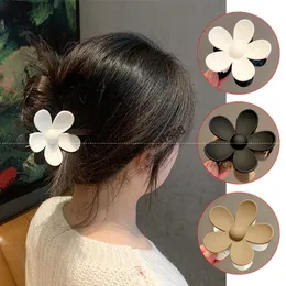 Moda Flor Garras de Cabelo Geométricas Esperança Braçadeira de Caranguejo Matte para Mulheres Meninas Grandes Grampos de Cabelo Grampos de Cabelo Acessórios De Cabelo